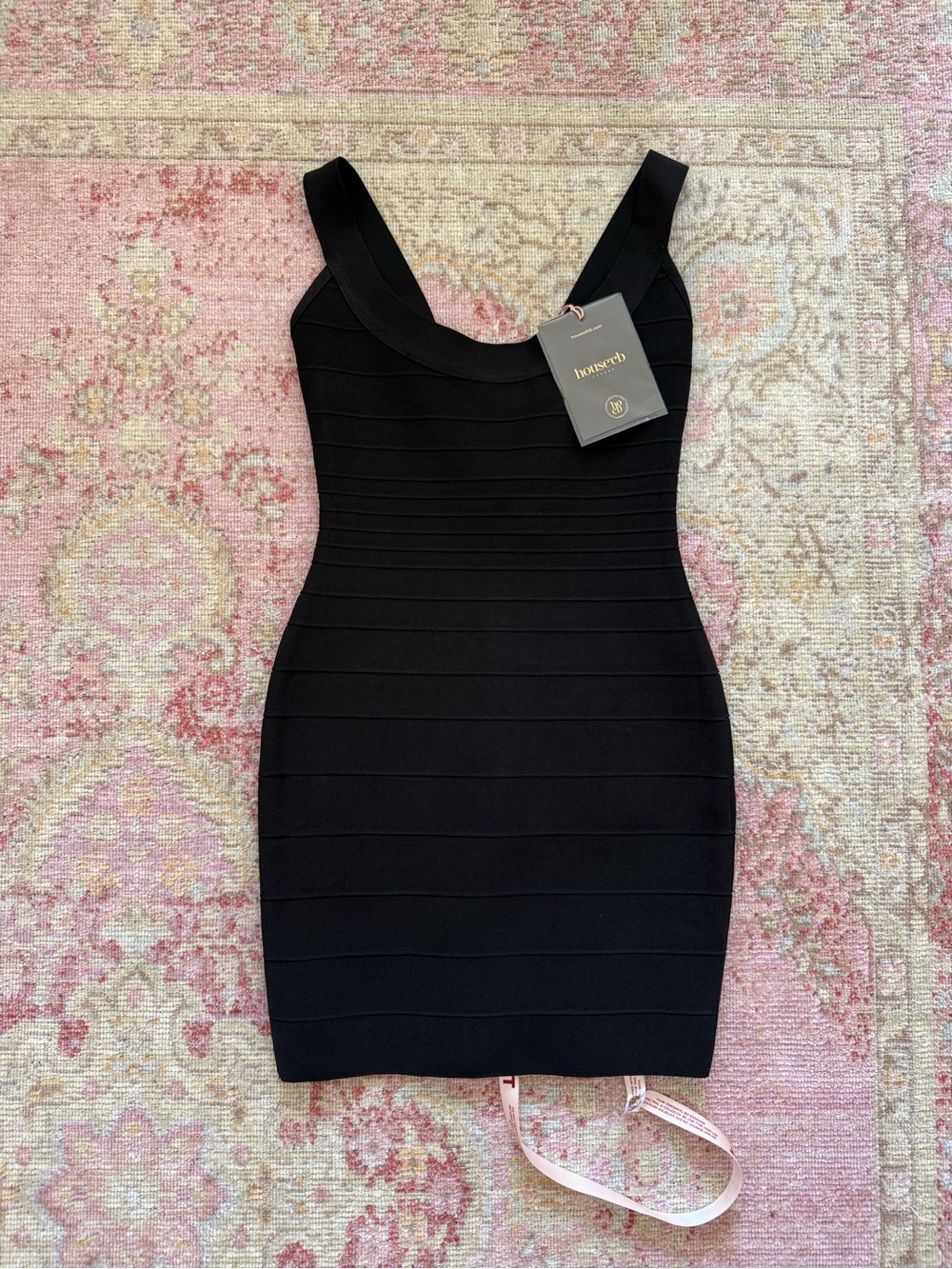 NWT House of CB The OG Black Bandage Mini Dress